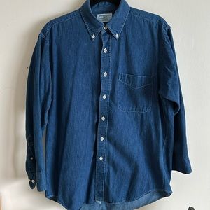 Abercrombie & Fitch vintage blue long sleeve shirt